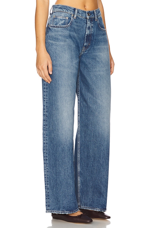 view 2 of 6 Relaxed Wide Leg Jeans in Cay Wash