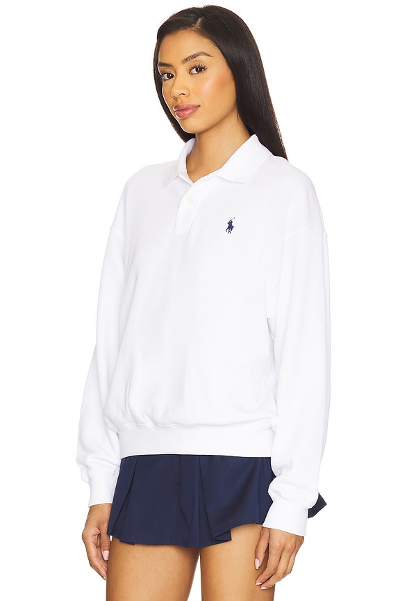 view 2 of 5 SUDADERA POLO ISLAND in White