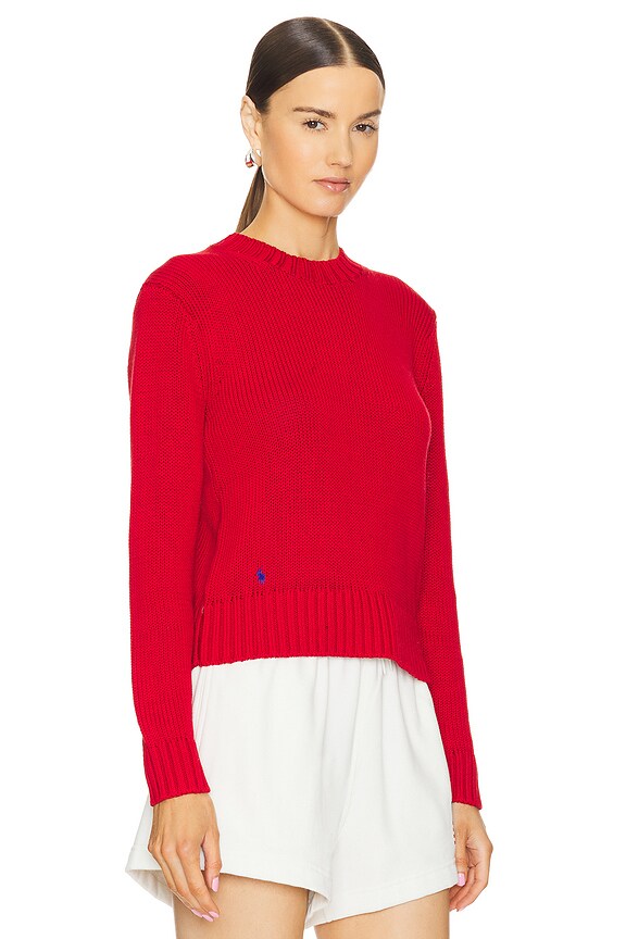 view 2 of 5 Pullover Sweater in Red