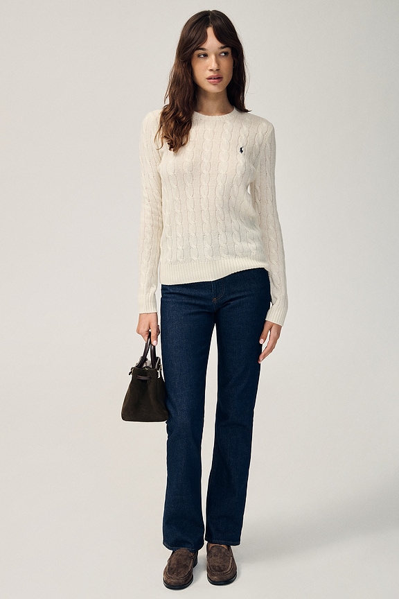 view 2 of 8 Julianna Long Sleeve Pullover in Authentic Cream