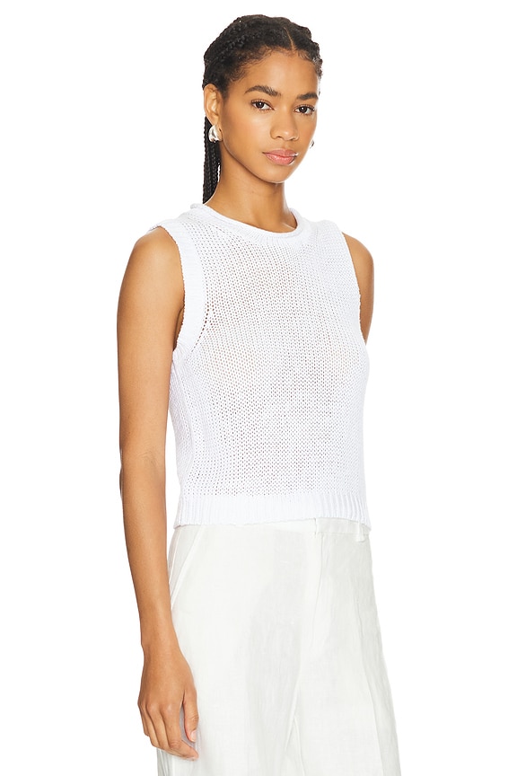 view 2 of 4 Sweater Vest in White