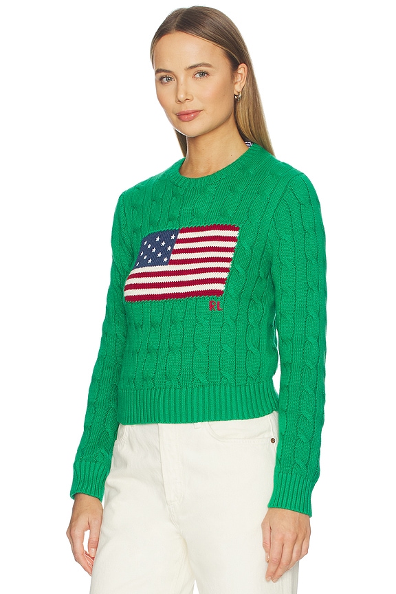 view 2 of 5 Cotton Crewneck Pullover Sweater in Billiard