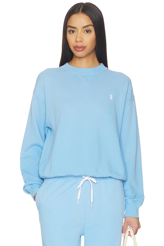view 1 of 5 Island Fleece Crewneck Sweater in Chatham Blue