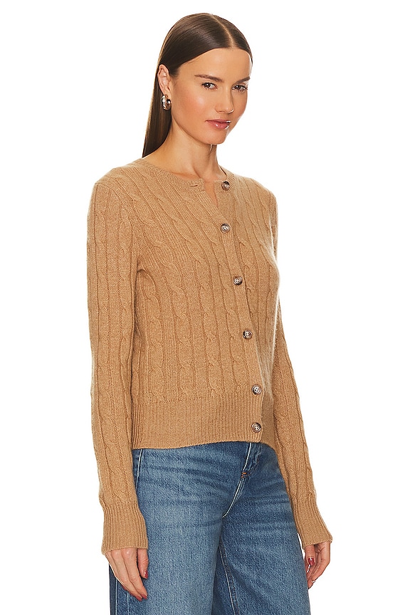 view 2 of 4 CHAQUETA DE PUNTO DE CACHEMIR in Camel Melange