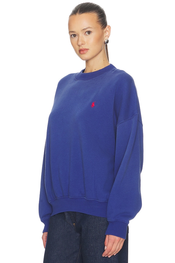 view 2 of 5 Arctic Fleece Crewneck Sweater in Heritage Royal