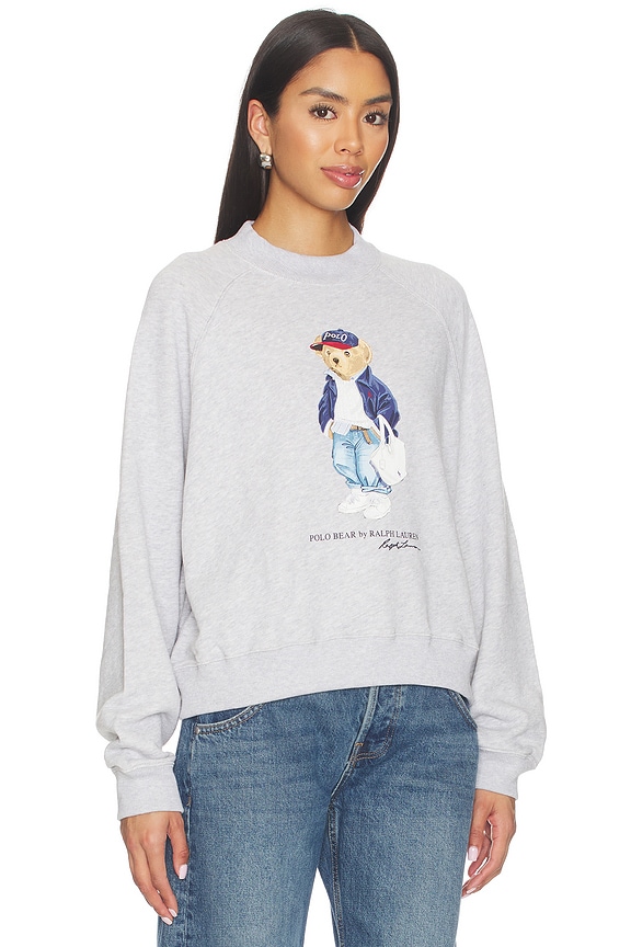 view 2 of 4 Island Crew Pullover Sweatshirt in Light Smoke Heather