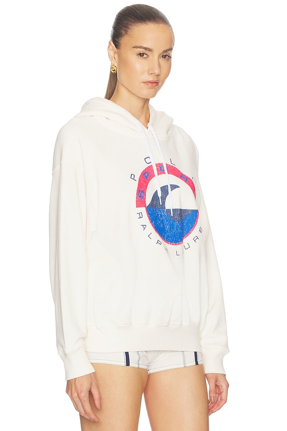 view 2 of 4 Island Fleece Hooded Sweatshirt in Deckwash White