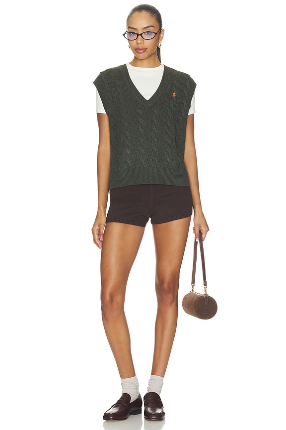 Wool Cashmere Sleeveless Pullover