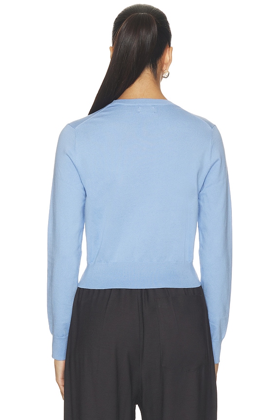 Cotton Long Sleeve Crew Neck Pullover Sweater