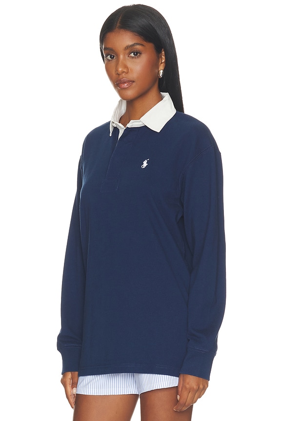 view 2 of 5 Knit Collar Pullover in Eastside Royal