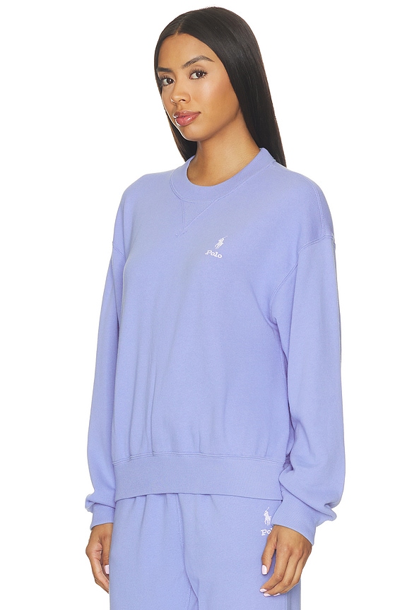 view 2 of 5 Island Fleece Crew Neck Sweatshirt in Dress Shirt Blue