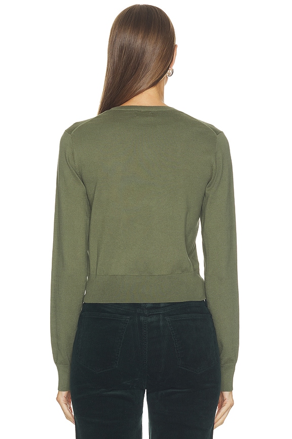 Cotton Long Sleeve Crew Neck Pullover Sweater
