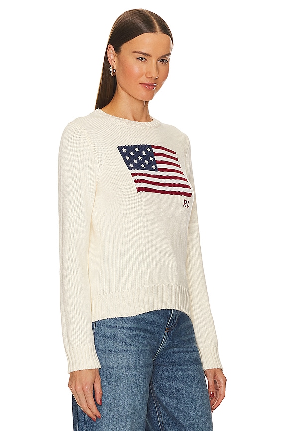 view 2 of 4 Flag Pullover in Cream