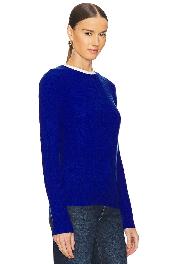 view 2 of 5 Julianna Long Sleeve Pullover in Heritage Blue