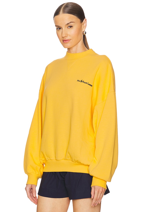 view 2 of 5 Vintage Fleece Logo Sweatshirt in Gold Bugle