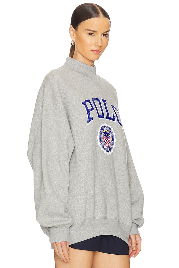 view 2 of 4 SUDADERA MOCK NECK in Andover Heather