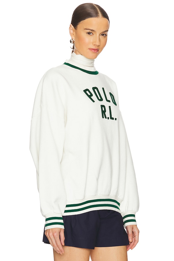 view 2 of 4 Vintage Fleece Polo Sweatshirt in Nevis