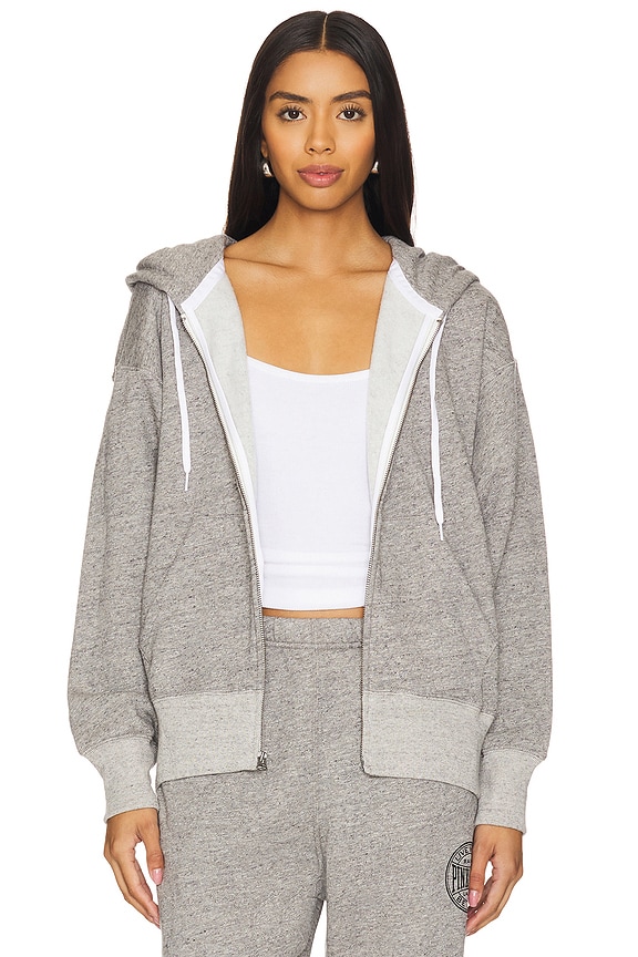 view 2 of 6 Vintage Fleece Hoodie in Dark Vintage Heather