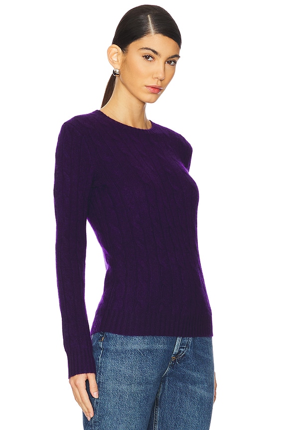 view 2 of 4 CASHMERE プルオーバー in Midnight Purple