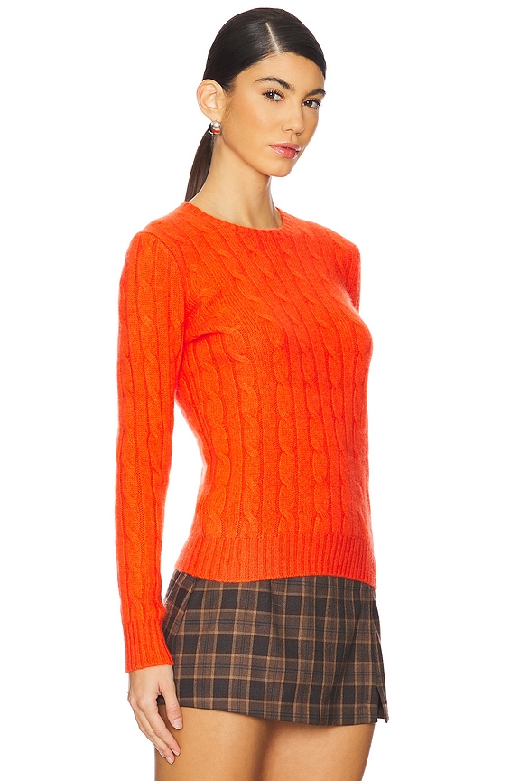 view 2 of 4 Cashmere Pullover in Dusk Orange