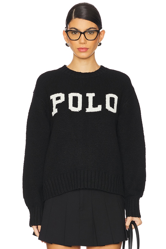 Long Sleeve Intarsia Pullover main image 0