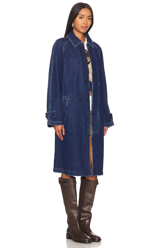 view 2 of 4 Rigid Denim Coat in Chamika Wash