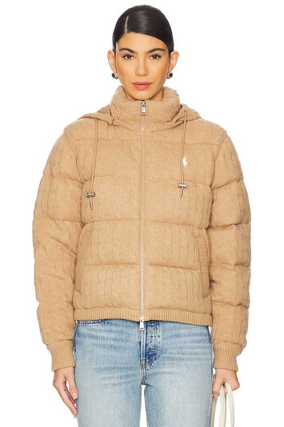 view 2 of 7 WOOL インシュレーテッドコート in Camel Melange