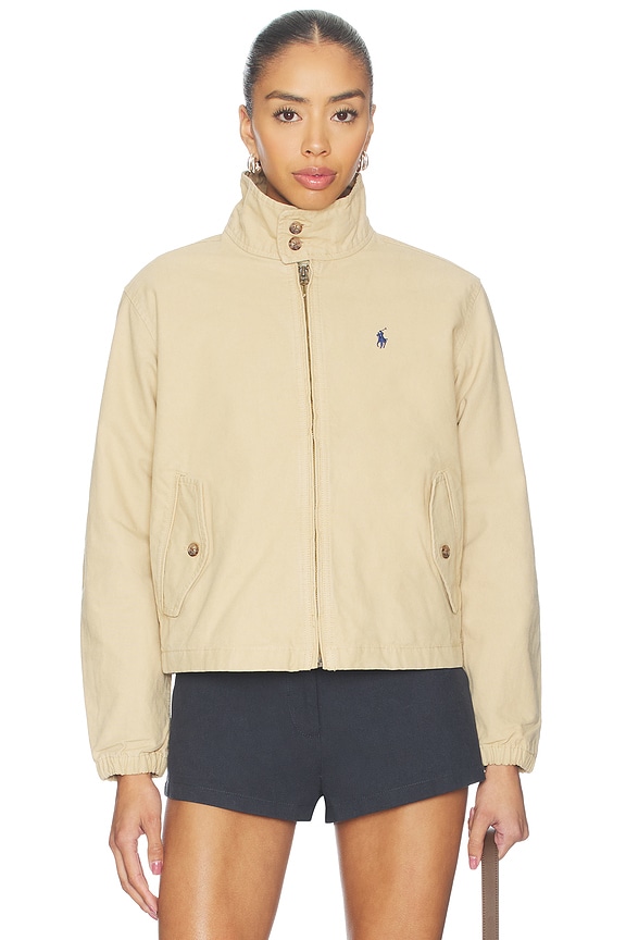 view 2 of 6 Canvas Windbreaker Jacket in Vintage Khaki