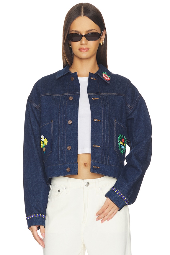 view 1 of 6 Rigid Denim Trucker Jacket in Napola Wash
