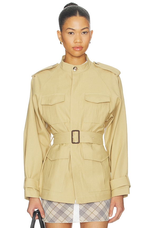 view 2 of 5 BLOUSON STYLE MILITAIRE in Classic Camel