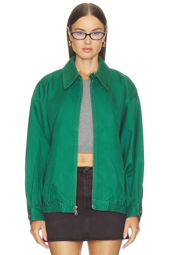 Cotton Twill Bomber Jacket