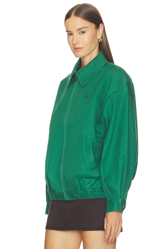 Cotton Twill Bomber Jacket
