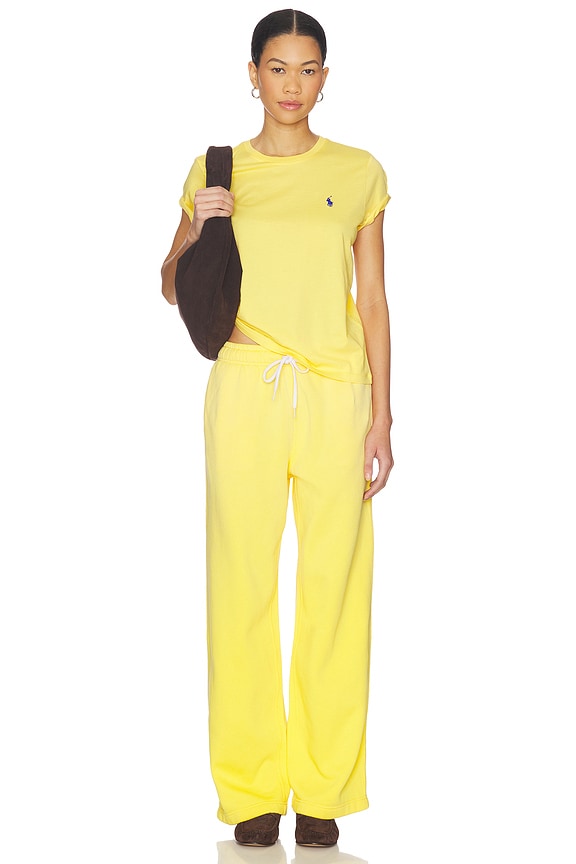Polo Ralph Lauren Arctic Fleece Sweatpant in Collegiate Yellow