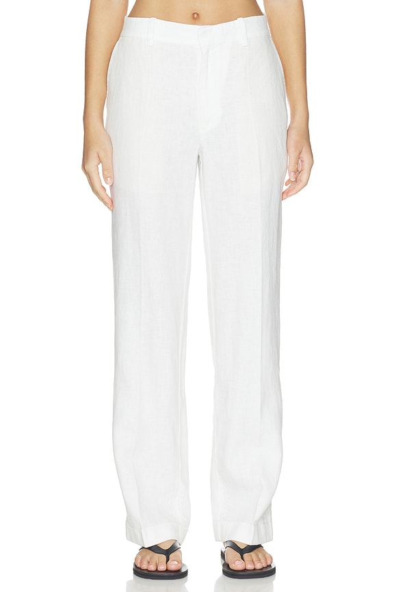 view 1 of 6 Linen Straight Pants in Nevis