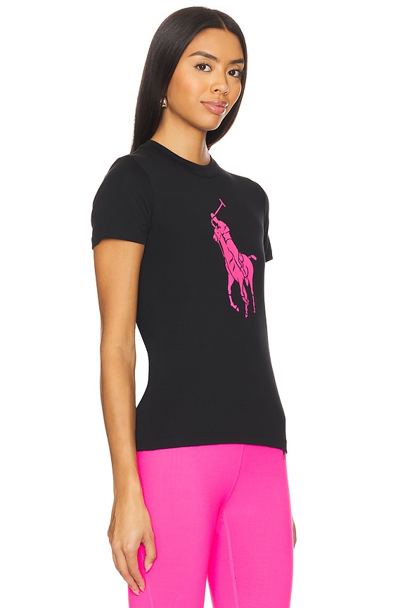 view 2 of 4 Short Sleeve Rib Tee in Polo Black