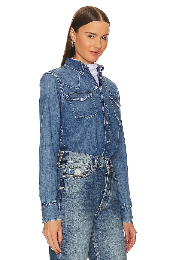 view 2 of 4 Western Shirt in Canaria Wash