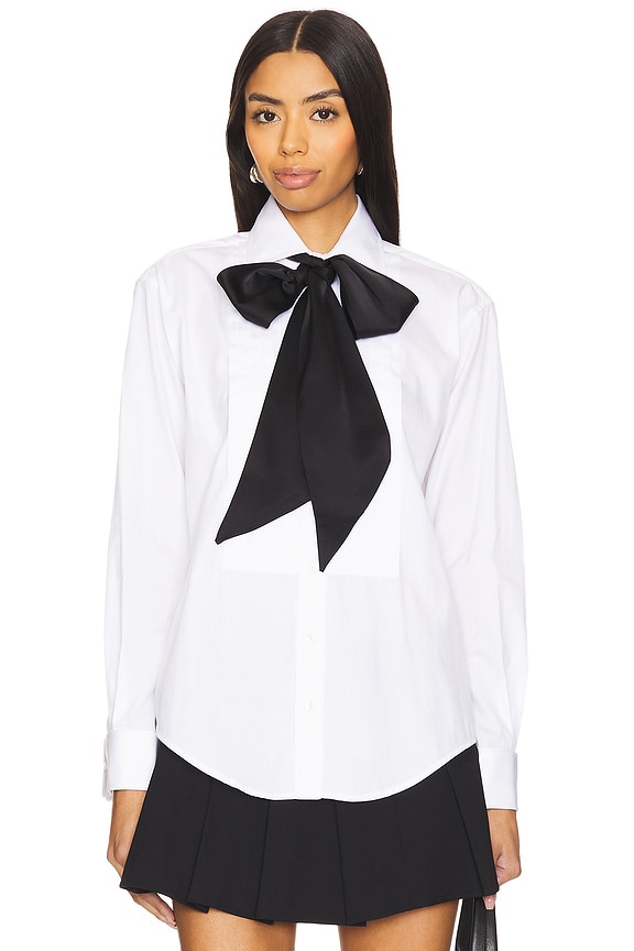 view 2 of 5 コットンタキシードシャツ in White