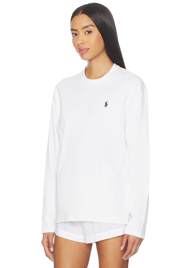 view 2 of 5 Long Sleeve T-shirt in White
