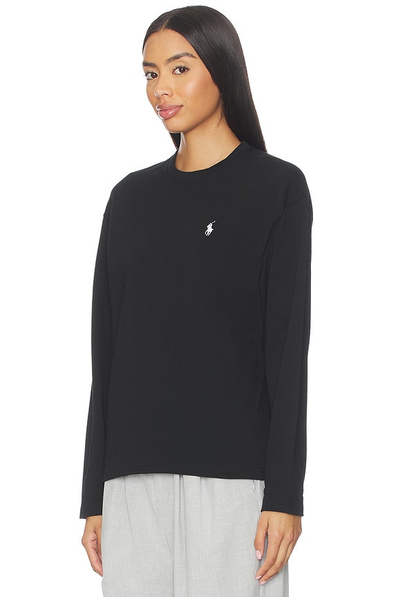 view 2 of 5 Long Sleeve T-shirt in Polo Black