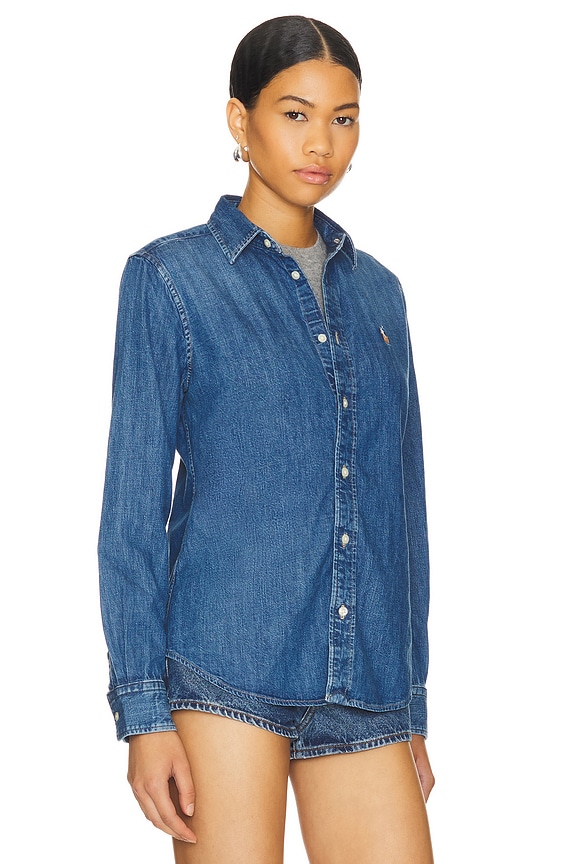 view 2 of 5 Button Front Shirt in Merced Wash