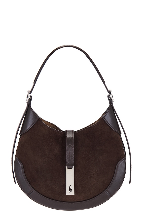 view 2 of 5 Small Shoulder Bag in Chocolate