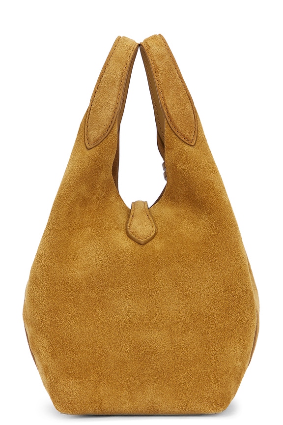 view 2 of 5 Suede Small Crossbody in Caramel