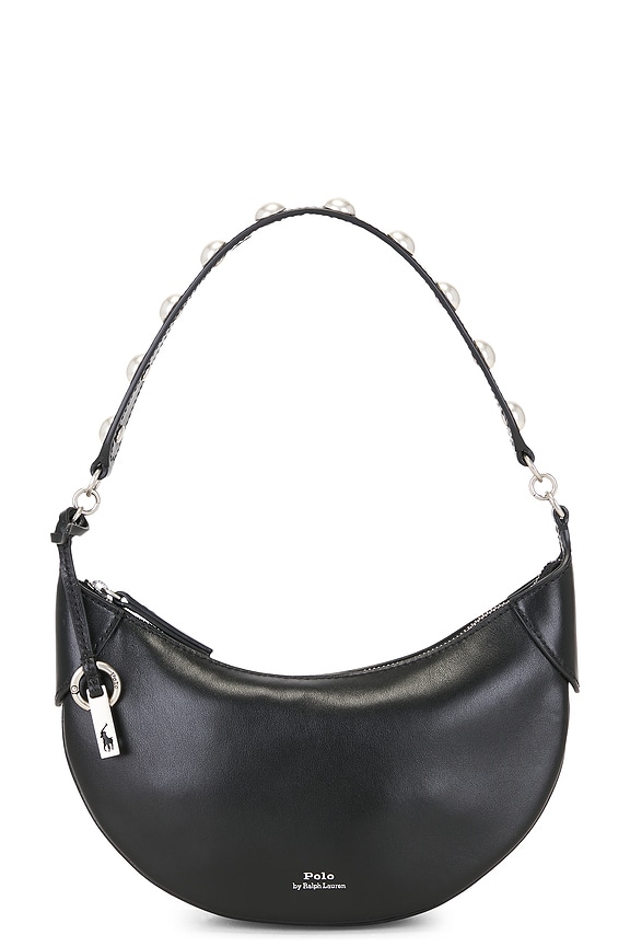 view 2 of 5 Sport Calf Studded Crossbody Bag Small in Black