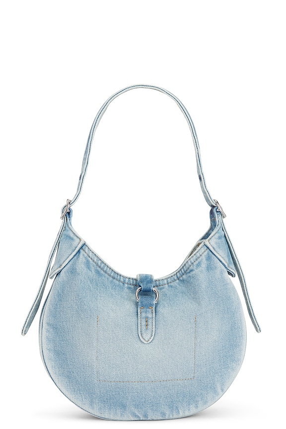 view 2 of 7 Denim Shoulder Bag Small in Linda Wash