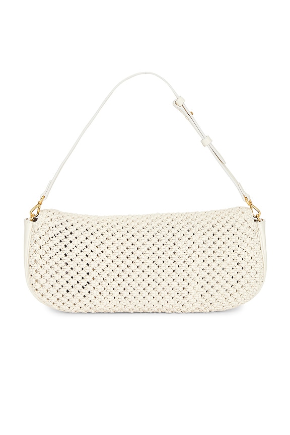 view 2 of 4 Leather Long Flap Clutch Large in Frosting