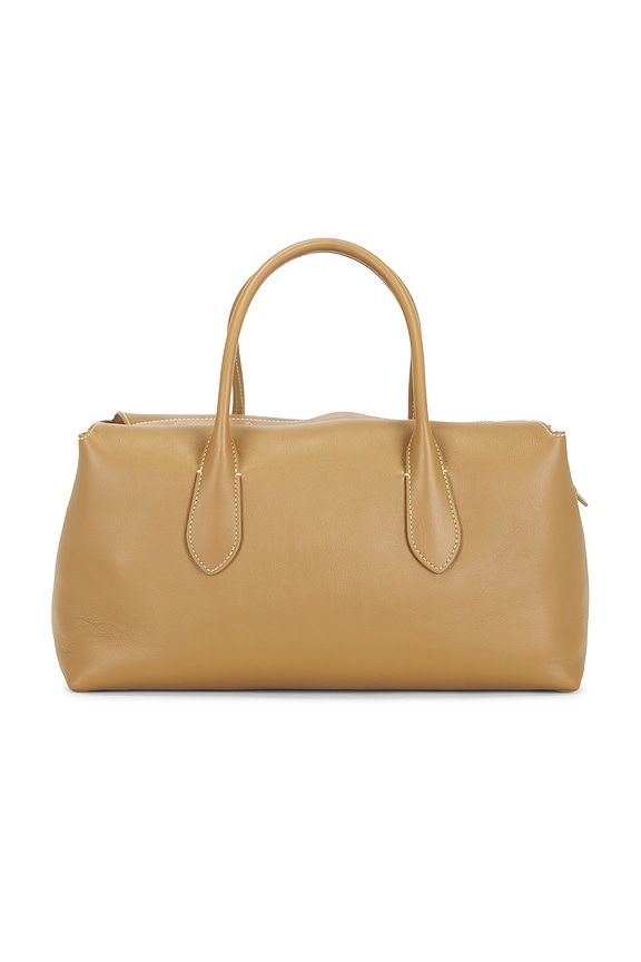 view 2 of 5 Soft Smooth Calf Satchel Bag in Split Tea