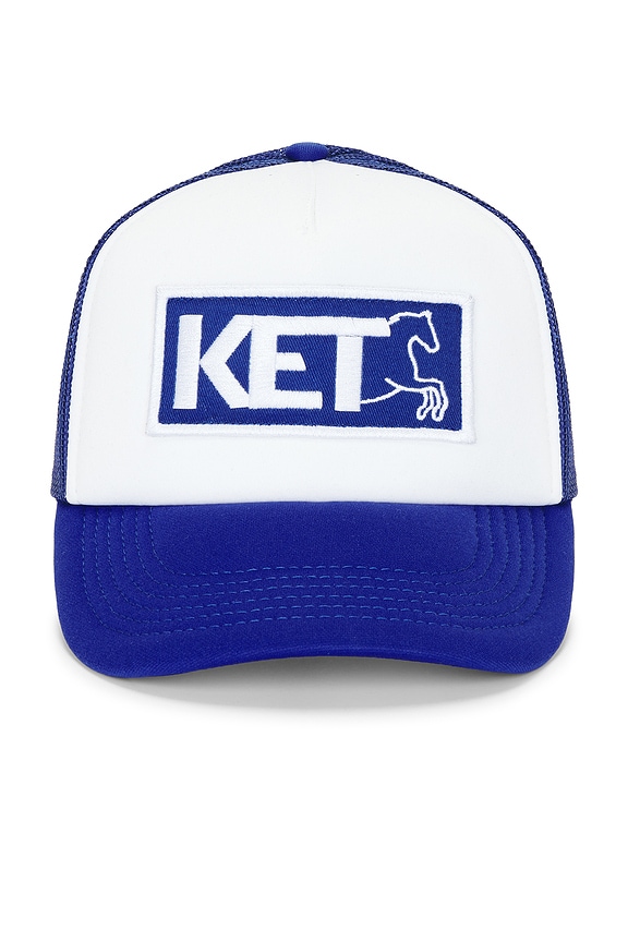 view 1 of 3 Tranquil Trucker Hat in Blue