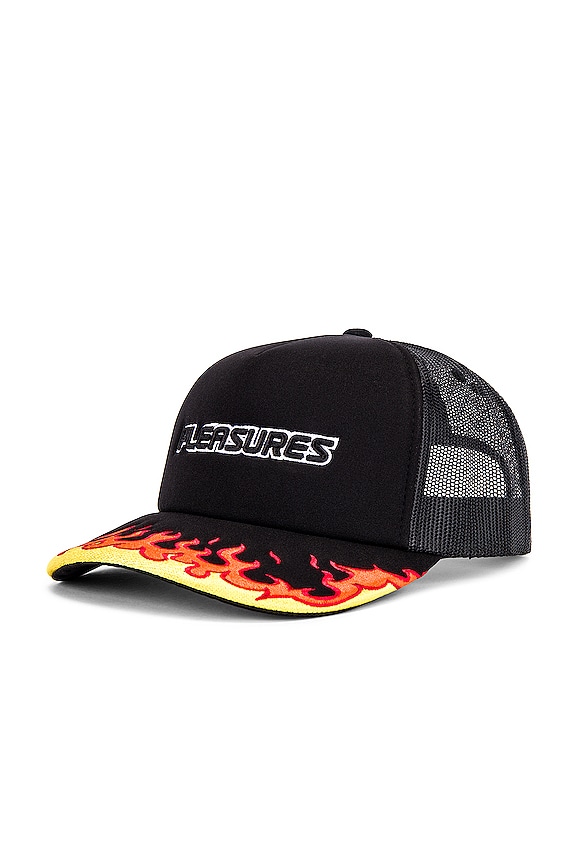 view 2 of 4 Burn Trucker Snapback in Black