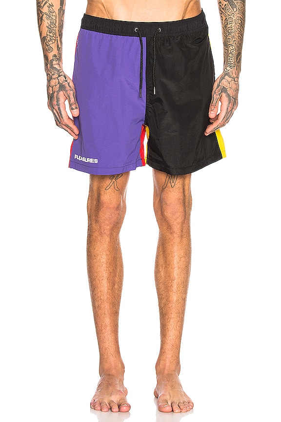 view 1 of 5 Misfit Nylon Short in Purple & Black