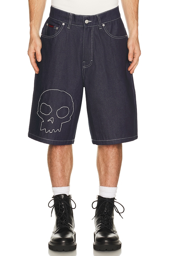 view 1 of 5 SHORTS SKULL in Denim